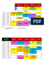 Days/Time Team 1 G14 Montag Dienstag Mittwoch Donnerstag Freitag