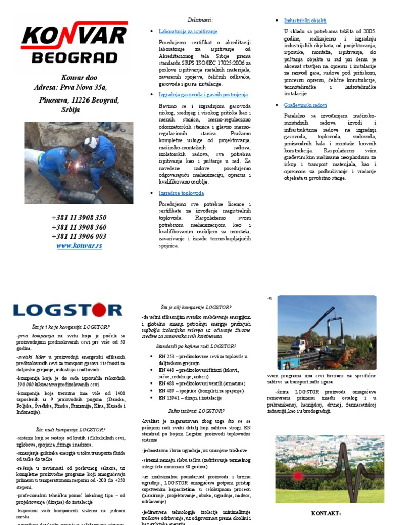 Konvar I Logstor Prezentacija | PDF