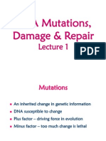 DNA Mutations, Damage & Repair