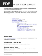 Tracking H.323 Calls in CUCM SDI Traces