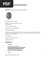 Download Moral Principles in Education by Dewey John 1859-1952 by Gutenbergorg SN2878856 doc pdf