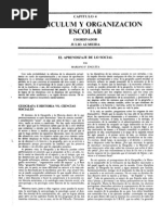 El aprendizaje de lo social (Actas I CSE, 1991)