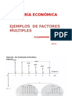 Ejemplos de Factores Multiples