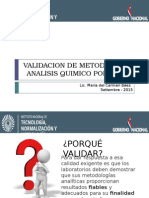 Validación de Métodos Analíticos