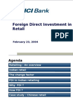Foreign Direct Investment in Retail: February 23, 2004