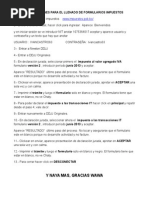 Instrucciones Para Llenado Formularios de Impuestos Newton