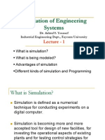 Simulation of Engineering Systems