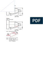 Taper Angle Formula