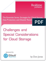 Challenges and Special Considerations For Cloud Storage