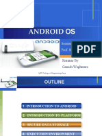 Android Os: Seminar Guide Prof. Sukhada Bhingarkar