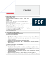 SYLLABUS - Estatica y Dinamica 2 2015