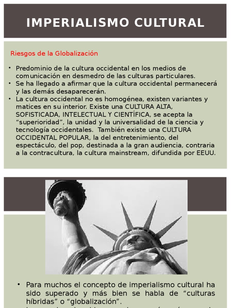 Imperialismo Cultural | PDF | Imperialismo | Globalización, image size:768x1024