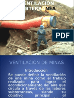 Ventilacion en  mineria