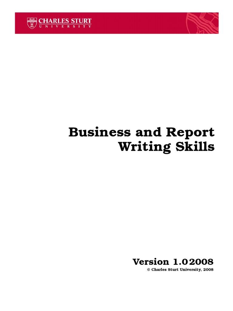 Business report writing skills pdf sentence linguistics linguistics