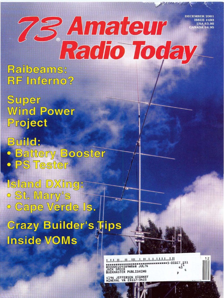 73 Amateur Radio Magazine PDF Very High Frequency