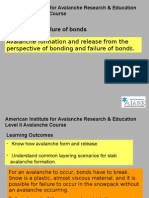 Avalanche Formation and Release From The Perspective of Bonding and Failure of Bonds