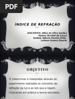 Índice de Refração Laboratório de Física 4