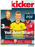 Kicker Sportmagazin - Nr.66 - 10 August 2015