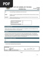 New Agreement Between The City & SCC 11-02-15
