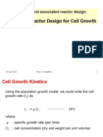 Reactor Design For Cell Groth