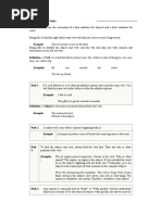 Finding Subjects and Verbs: Example