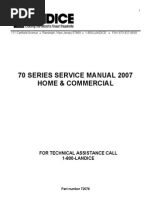 Treadmill Service Manual 70