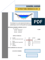 Diseño de Canales Trapezoidales Suelo Arcilloso