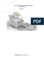 Cryolipolysis Body Slimming Machine Nbw-c132-User Manual