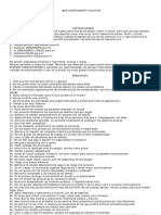 Cuestionariotest Big+five PDF