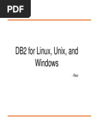 DB2 For Linux and Windows