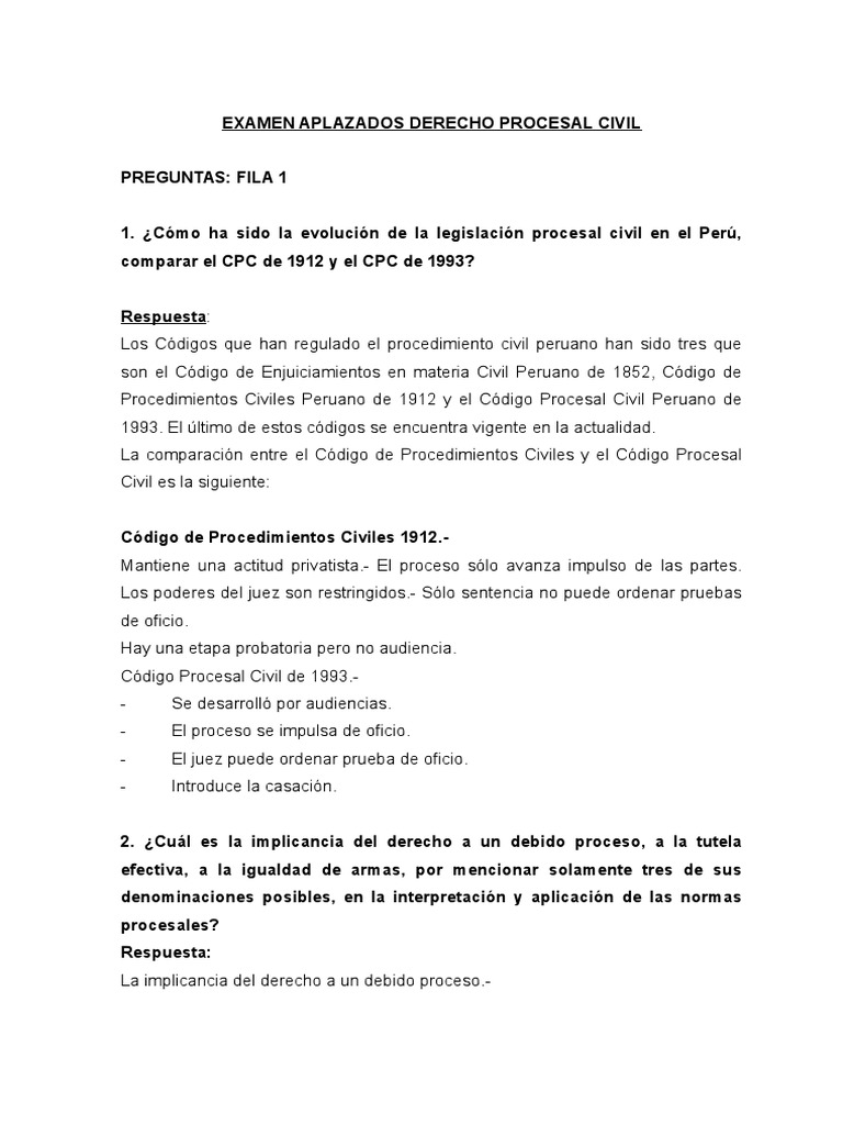 Derecho Procesal Civil | PDF | Ley procesal | Sentencia (ley)