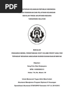 Download PENGARUH MODEL PERHITUNGAN COST VOLUME PROFIT ANALYSIS TERHADAP BESARAN ANGGARAN SUBSIDI BAHAN BAKAR MINYAK by SpuddNatsbaal SN287977988 doc pdf