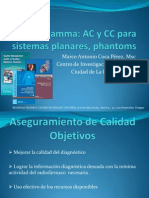 Control de Calidad en Camaras GAmmas Planares