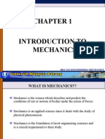 Chapter 1 - Introduction To Mechanics