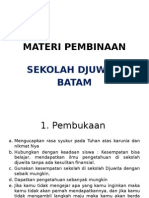 MATERI PEMBINAAN