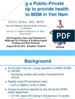 Building A Public-Private Partnership To Provide Health Services To MSM in Viet Nam