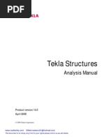 Tekla Structure Analysis - Tutorial