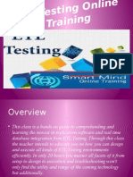 ETL Testing Online Training