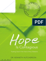 Hope Is Contagious by Ken Hutcherson, Excerpt