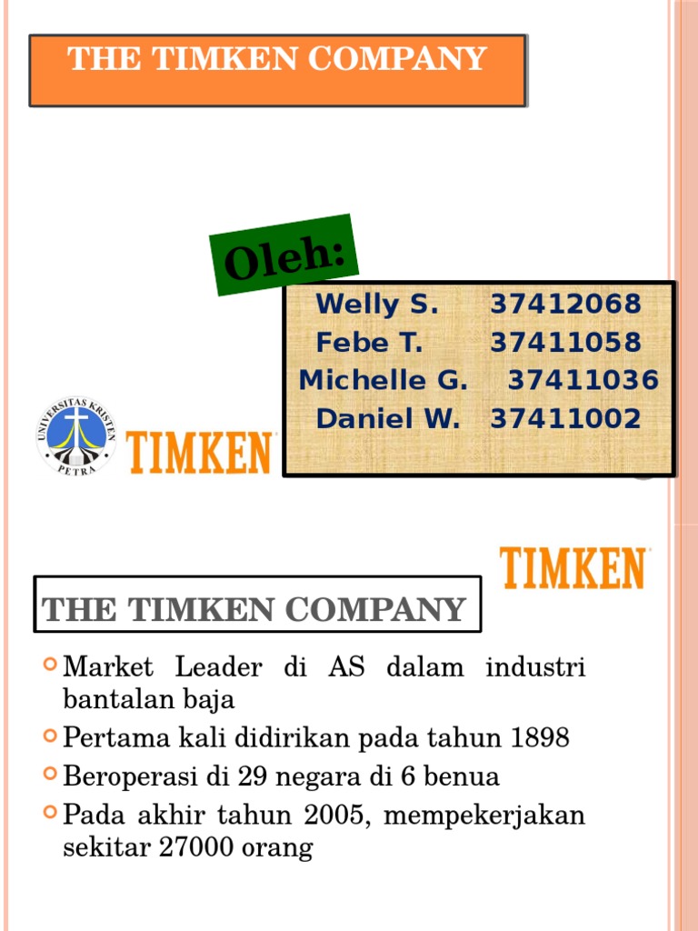 How does torrington fit with the timken company picture