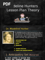 REPORT Madeline Hunters Lesson Plan Theory