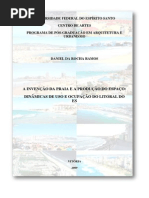A Invenção Da Praia. Arquitetura e Urbanismo. Dissertação