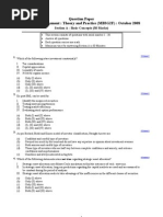 Question Paper Portfolio Management: Theory and Practice (MB3G2F) : October 2008