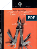 Consenso y Conflicto Scmitt y Arendt - Enrique Serrano Gomez