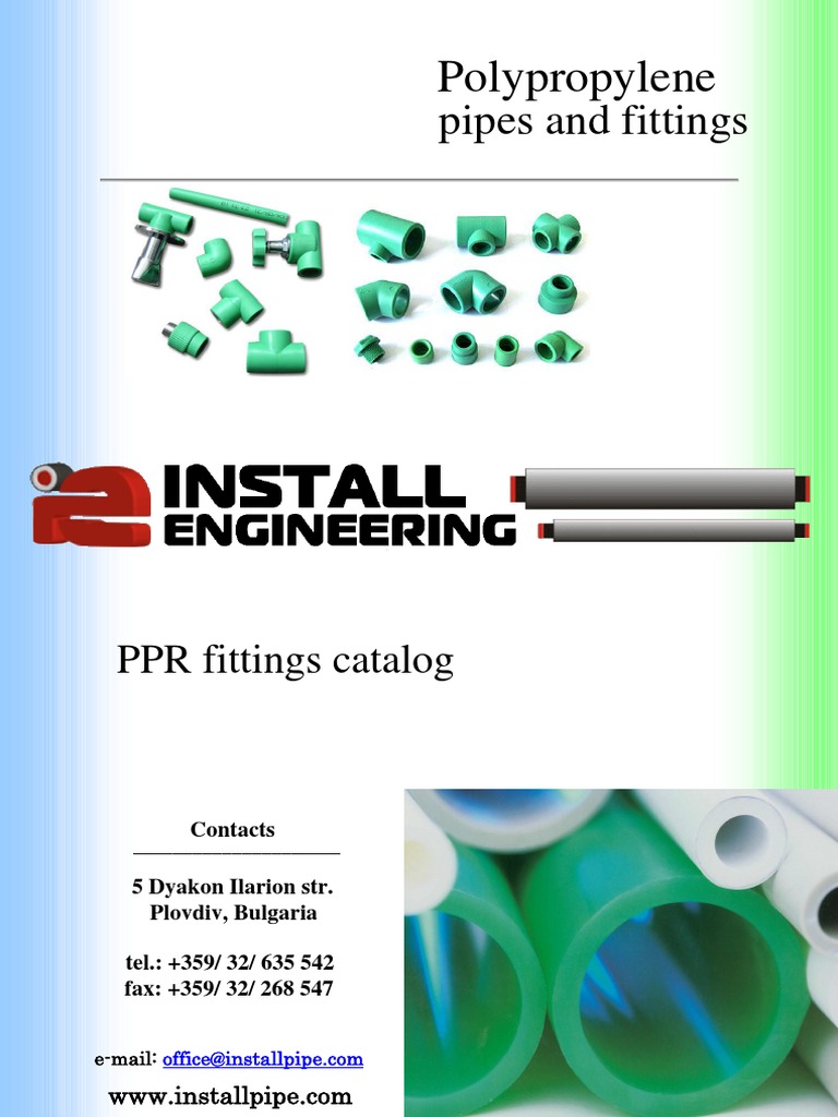 MyPPR Fittings Catalog en PDF Mechanical Engineering Building
