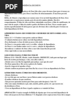 Vivendo Na Dependência de Deus