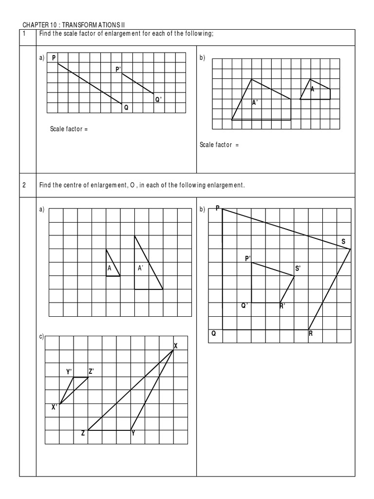 CHAPTER 10 Transformations II | PDF