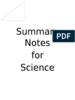 Science Notes Form 4