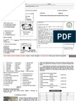 Grammar: Second Term Test / Communication Field / Name: - GRADE