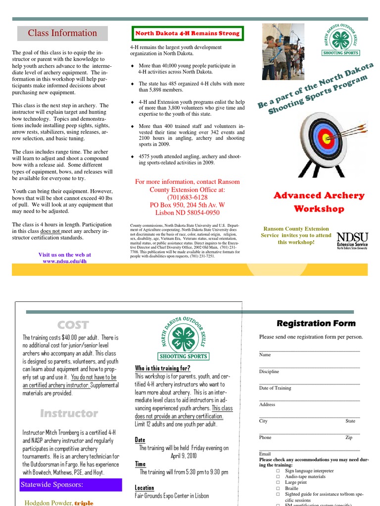 Advanced Archery Training PDF Archery Projectile Weapons